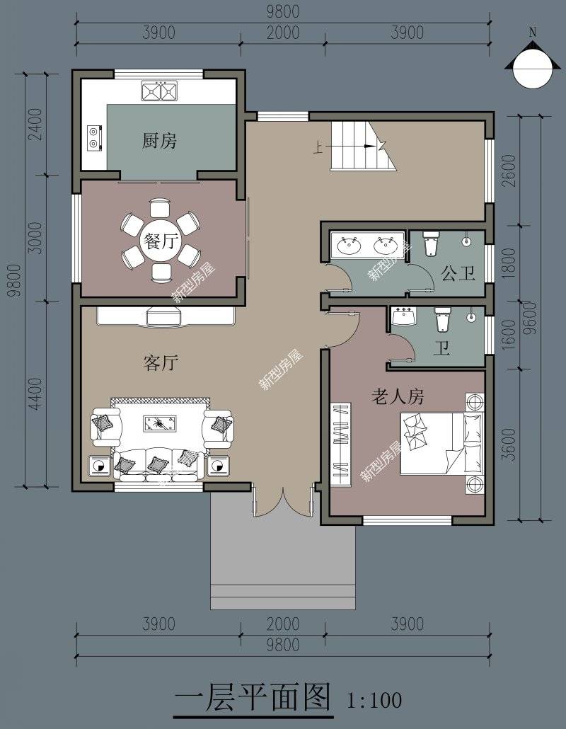 南方農村10米x10米三層怎麼建好看