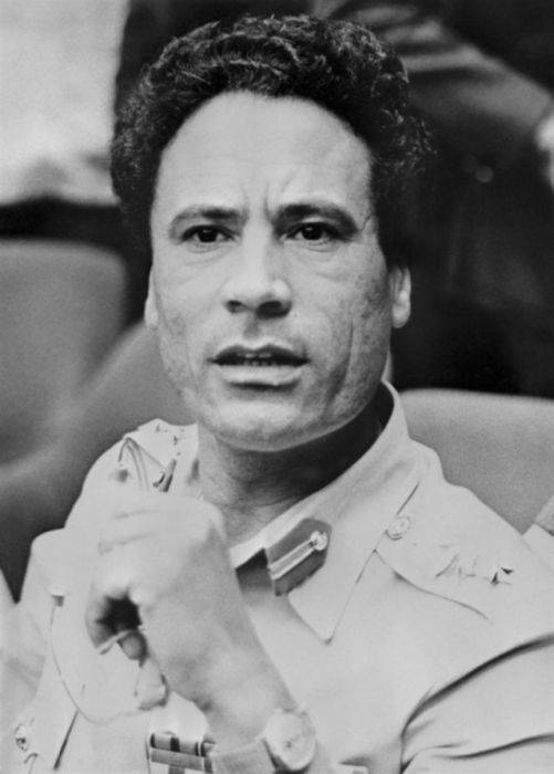 老照片卡扎菲1979年以来没有在利比亚担任任何公职