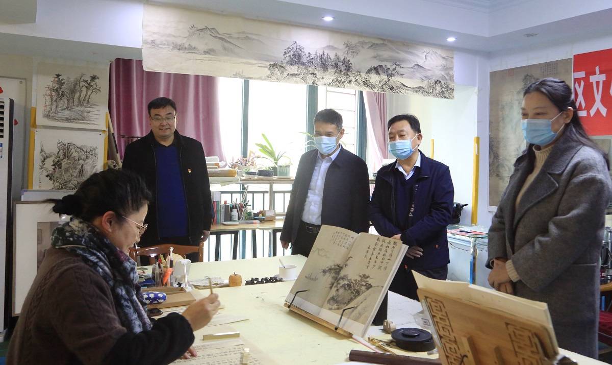 驻马店市驿城区委常委,宣传部长张德武调研文化工作