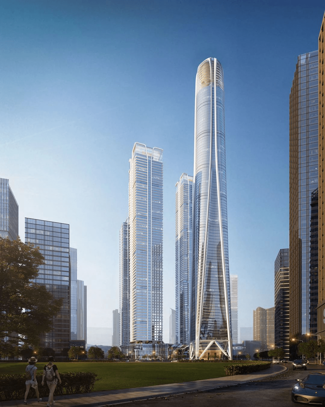 a建筑艺术空中花园成立重庆第一高楼aone的超级圈层