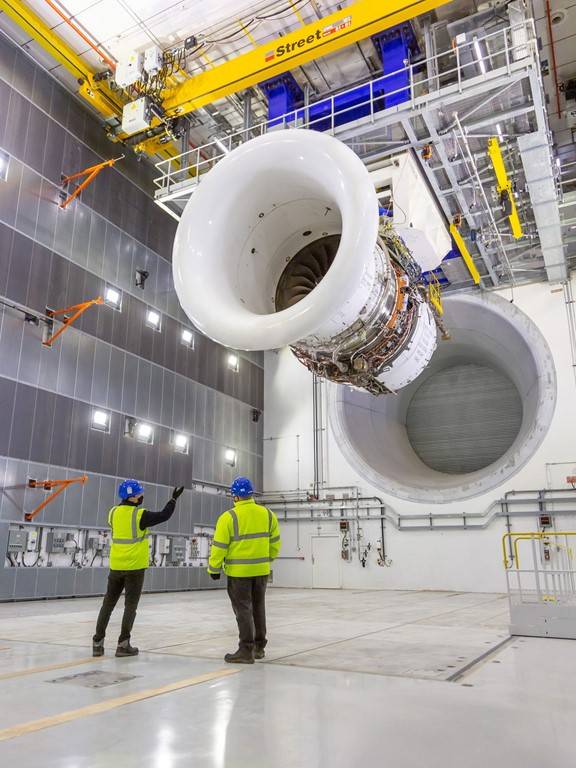 罗罗推出全球最大的航空发动机测试台