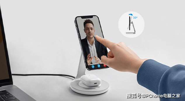 苹果|为果粉深度定制 Anker上架苹果二合一磁吸无线充