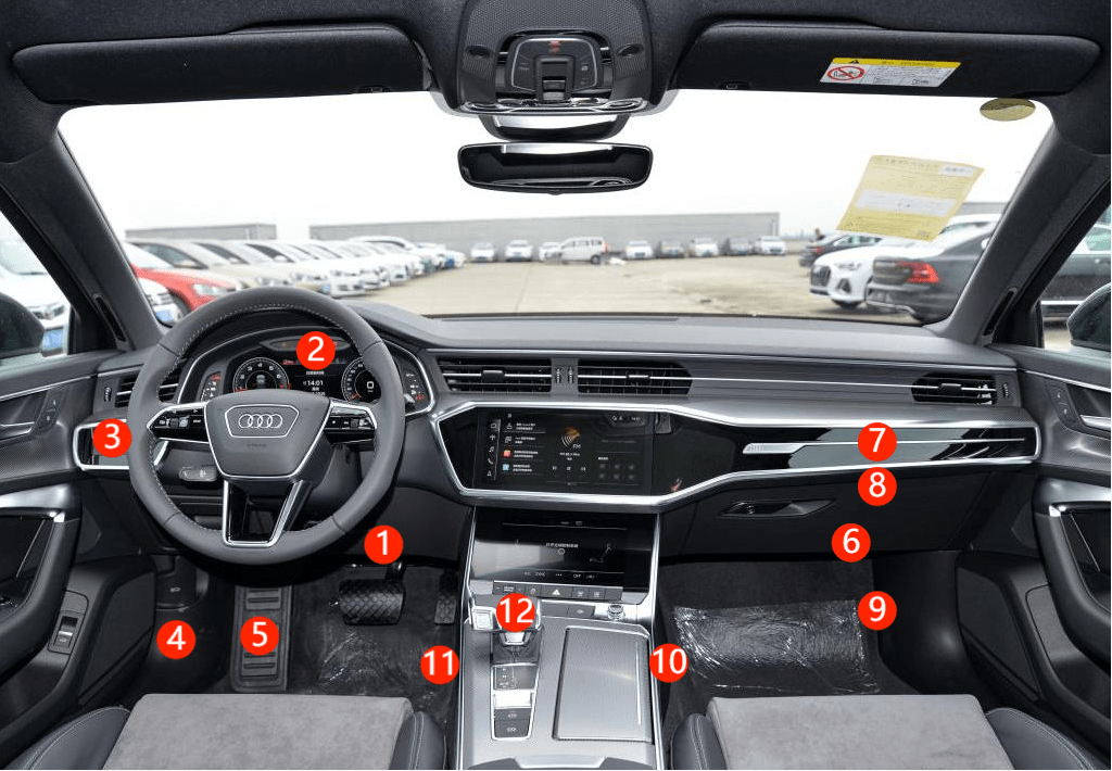 新款a6l改氛围灯拆装流程