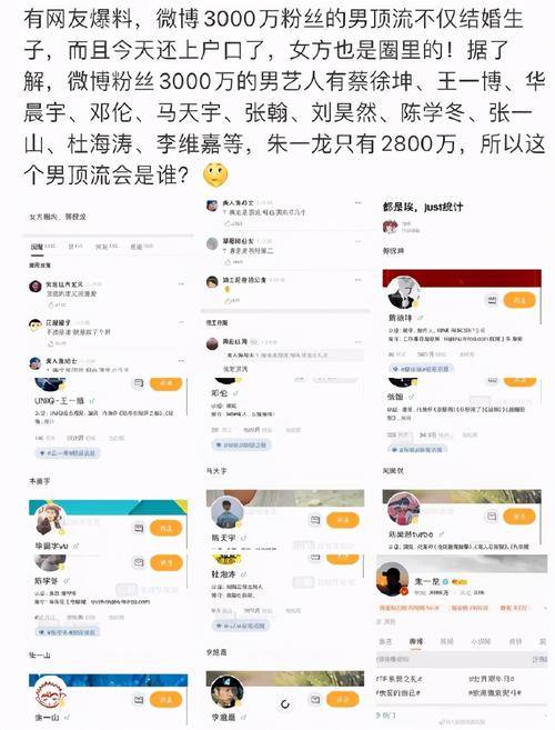 男顶流与圈内女友结婚生子 张大大 我不是顶流 这次真的不是我 华晨宇 男顶流与圈内女友结婚生子 张大大 我不是顶流 这次真的不是我 华晨宇