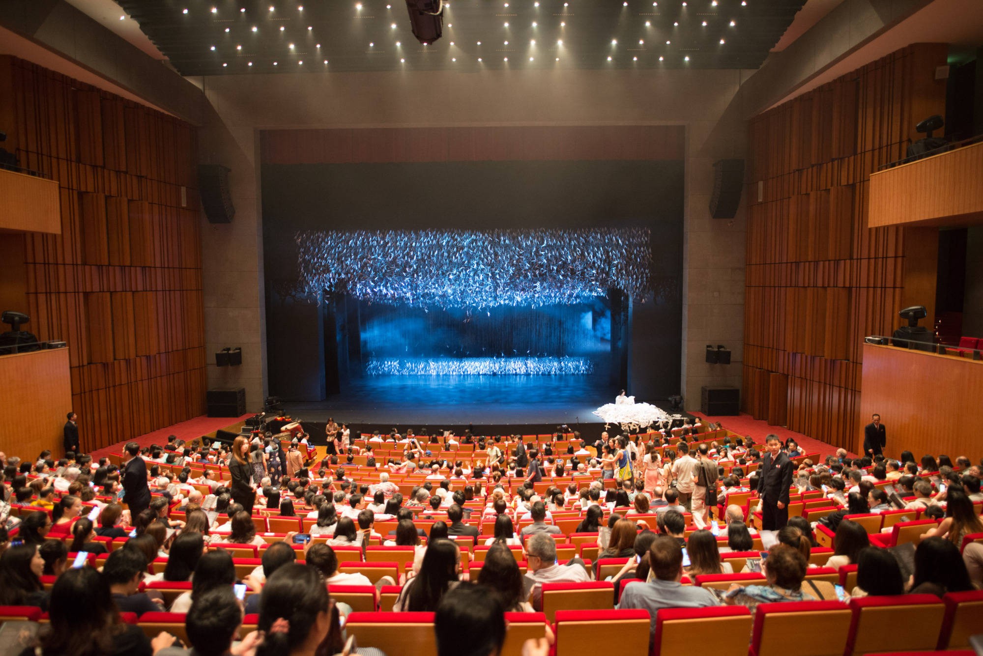 在澳门文化中心综合剧院，杨丽萍用舞台剧演绎历史