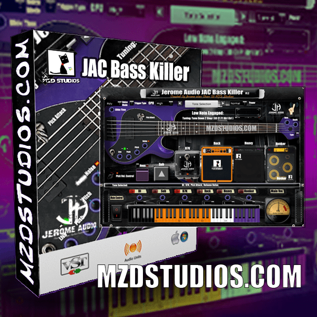 Killer|国产贝斯音源 JAC Bass Killer贝斯杀手最详细的视频教程 MZD Studios