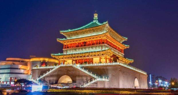 西安非常靓丽的建筑，距今635年历史，被称为中国完美古都建筑