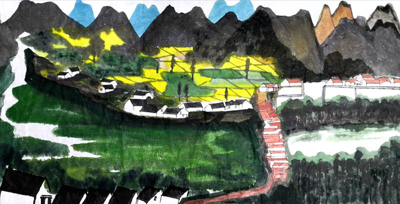 名家品评——张艺华彩墨山水画艺术