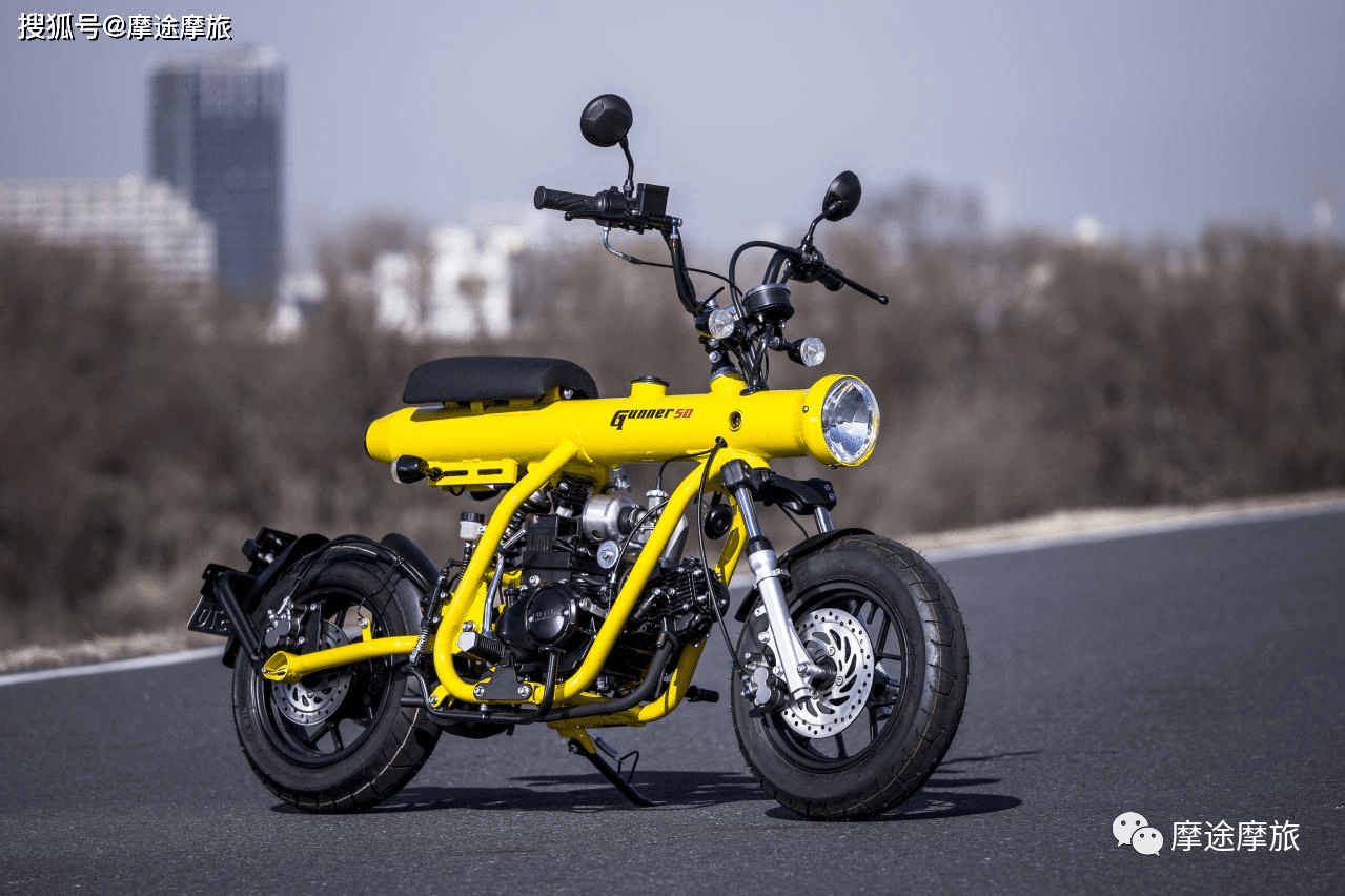 来自泰国的50cc火箭筒,迷你小钢炮gunner摩托细节!