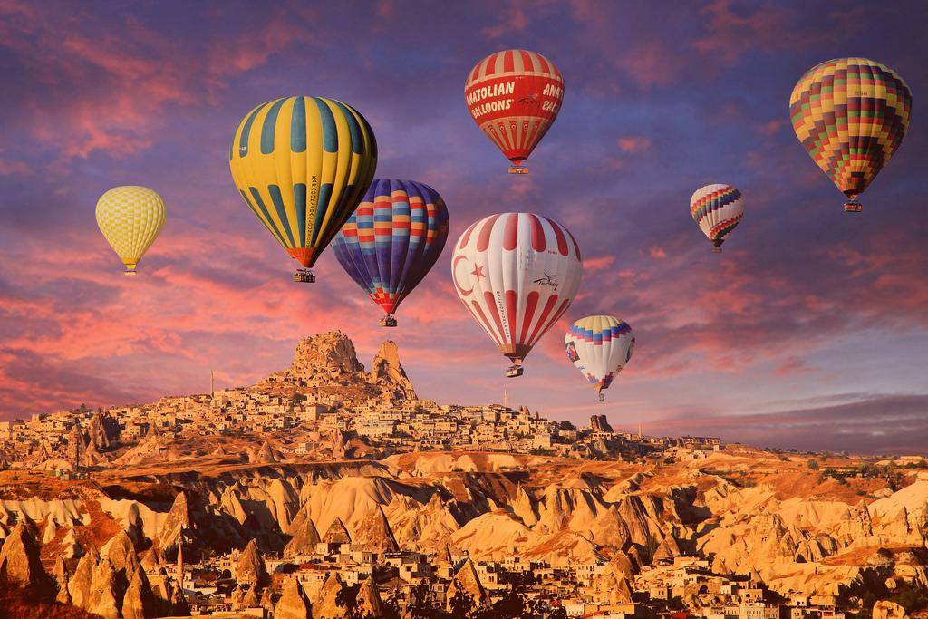 上帝视角的热气球之旅，土耳其