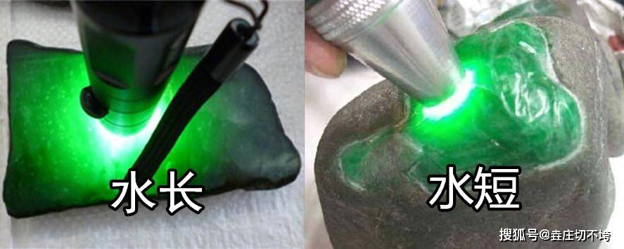 看翡翠原石为什么要打灯?