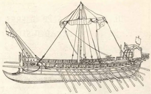 從三列槳戰船到十六列槳鉅艦希臘槳帆船為何終結於古典時代
