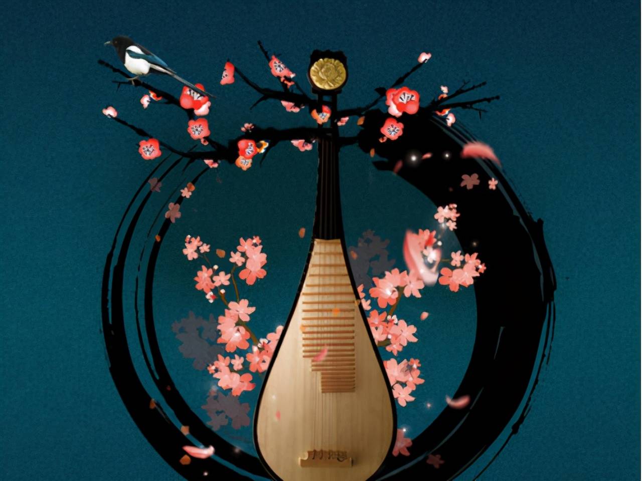 中国琵琶演奏的天花板,赵聪在鹿蜀计划年终盛典大秀国风音乐