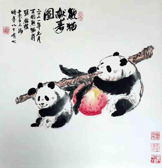 2021最具收藏价值艺术家——张锦标_熊猫宴