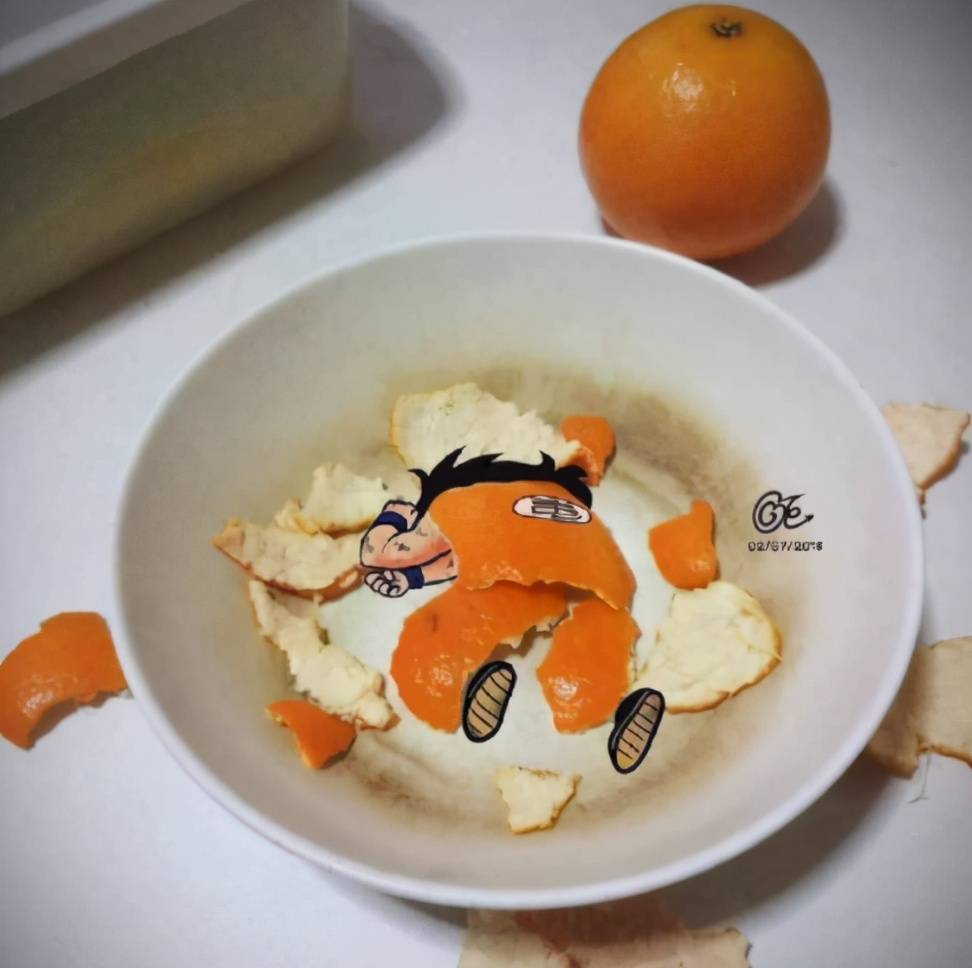 图片[2]-泰国网友脑洞真大，拿食材“COS”龙珠角色，橘子贻贝都登场-金错刀_词牌名