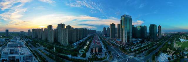 带你凌空俯视杭州湾新区，无人机航拍360度全景