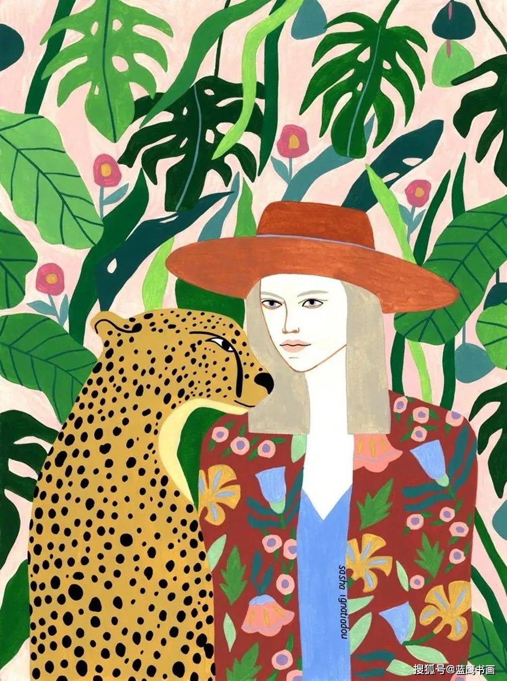 90后绘画家sashaignatiadou的绘画作品不以超写实见长却极具魅力