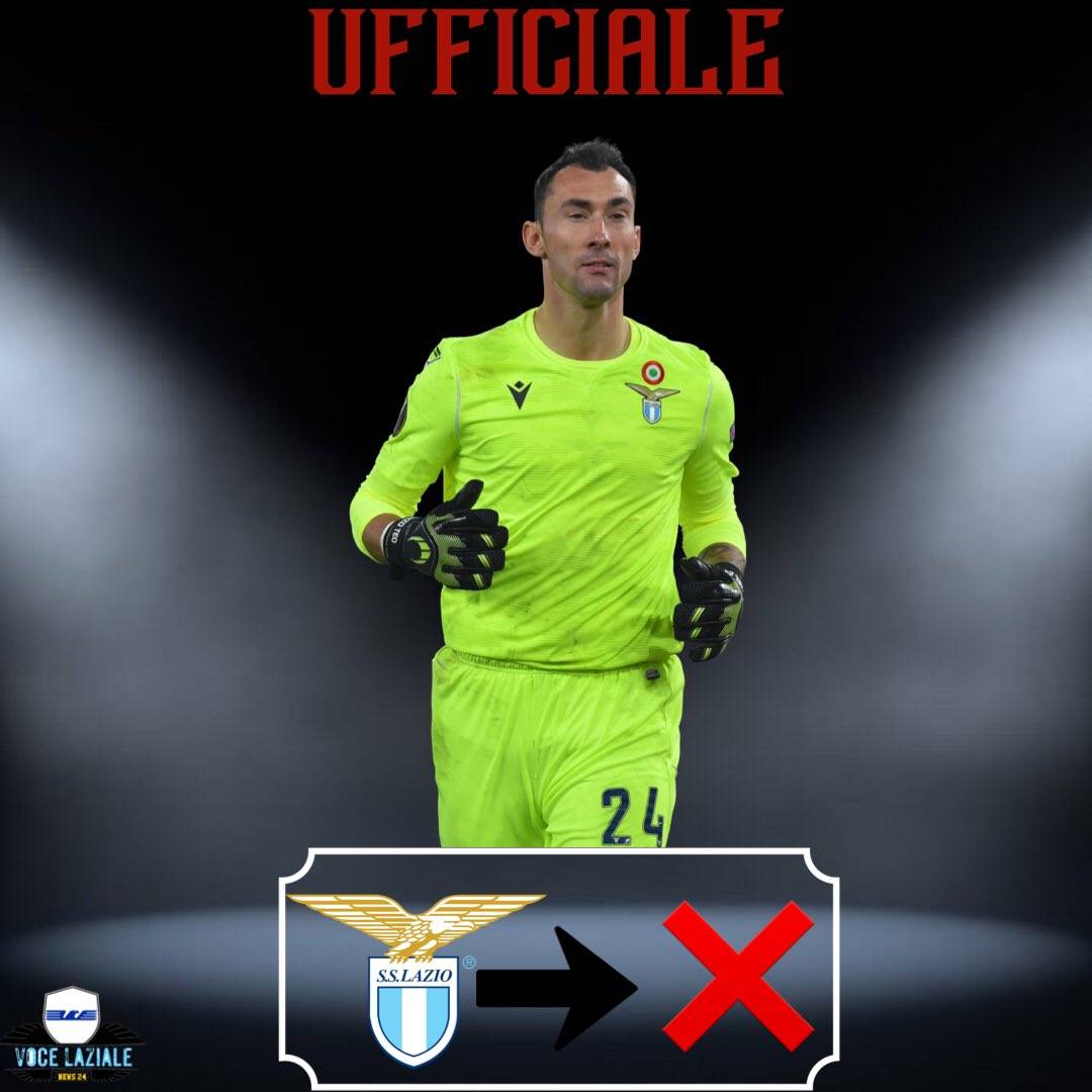 拉齐奥官方:与门将普罗托提前解约