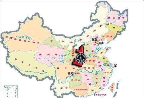 陕西省海陆位置图片