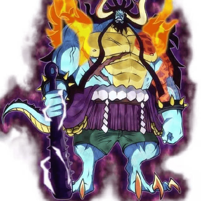 海贼王网友自画人兽型凯多太像哪吒传奇中的火神