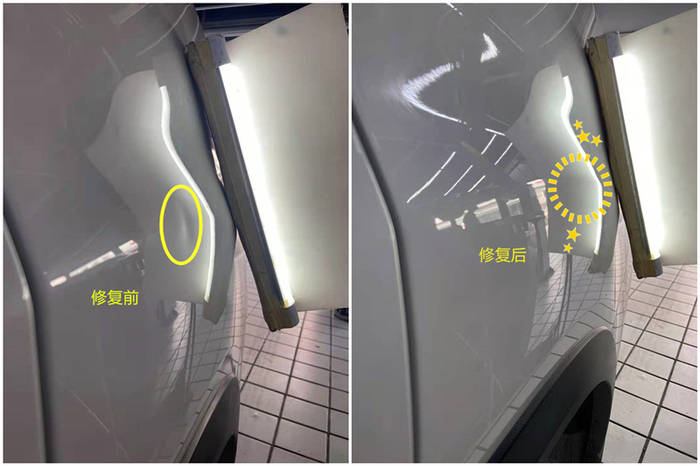 其中汽车免喷漆无腻子凹陷修复施工难度最大的非车门莫属,因为车门