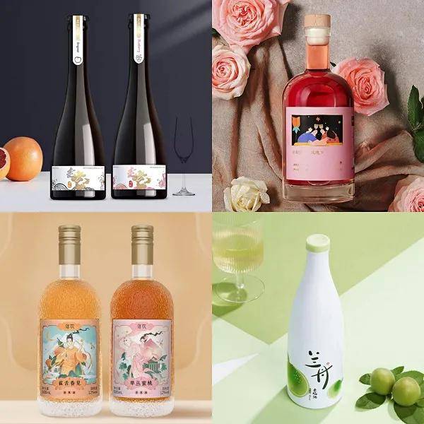 图片来源:走岂清酿企业店,万木枝酒类旗舰店,落饮旗舰店,兰舟酒馆