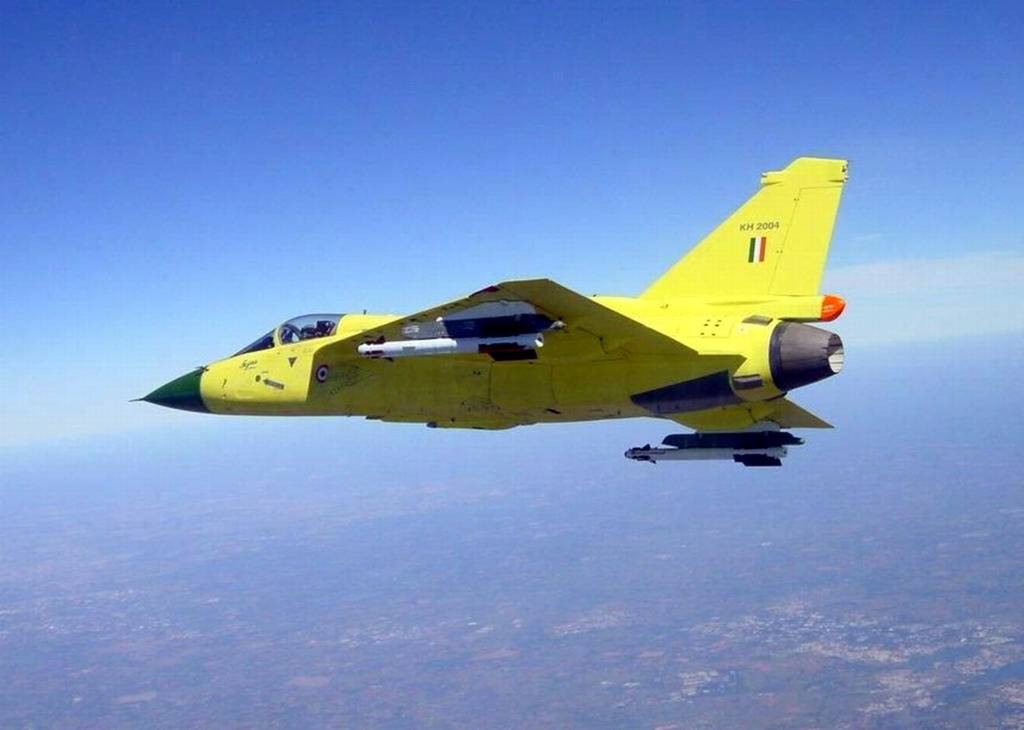 LCA Tejas 2nd prototype with R-73 short range air to air missile