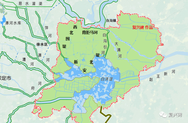 白沟河地图图片