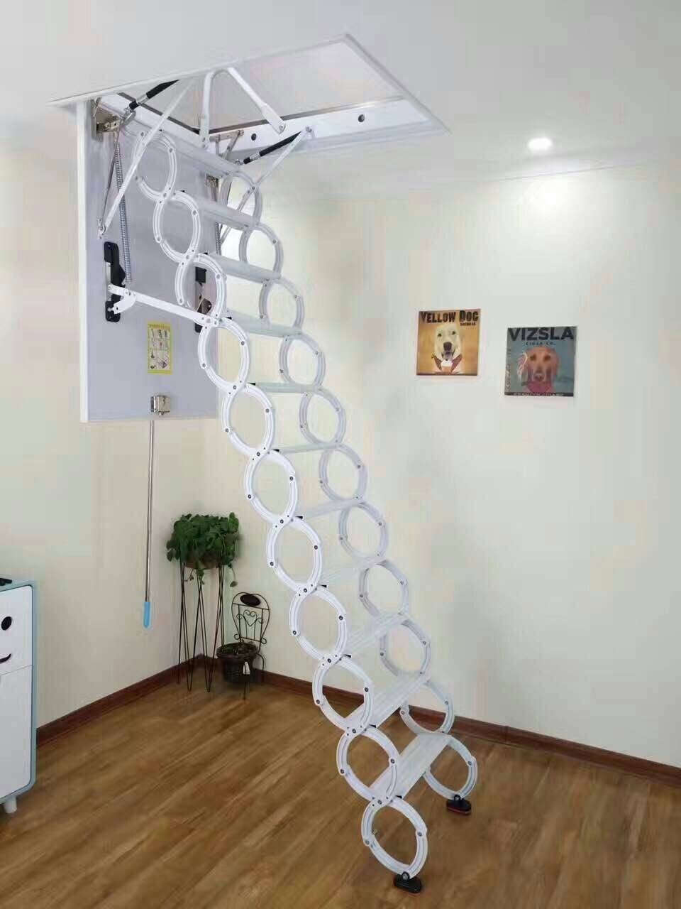 复式房loft别再做水泥楼梯占空间如今流行隐形折叠楼梯