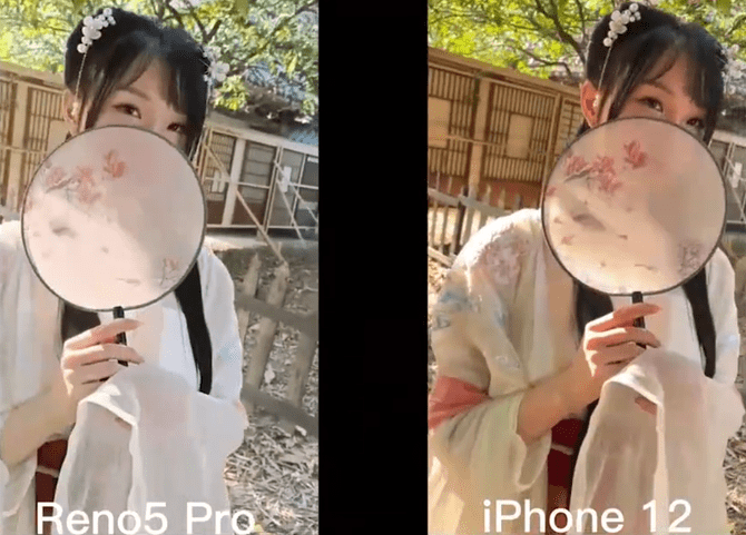 功能|逆光、暗光拍摄也能如此清晰？Reno5系列AI视频增强太实用了