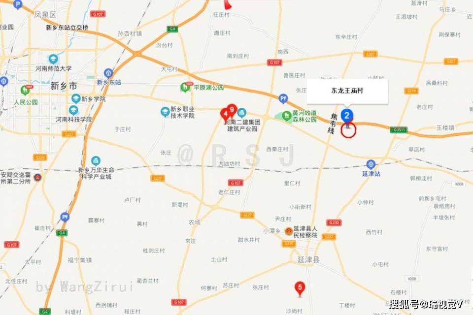 延津县丰庄镇地图图片