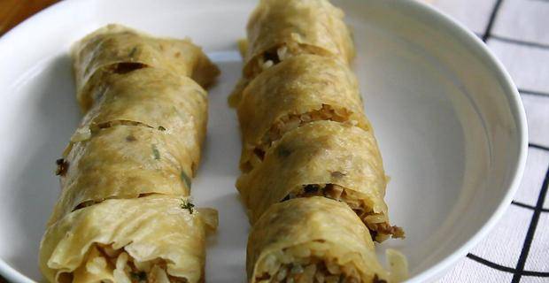 卷出来的多功能美味既当主食又当菜鲜香软糯的豆皮糯米肉卷