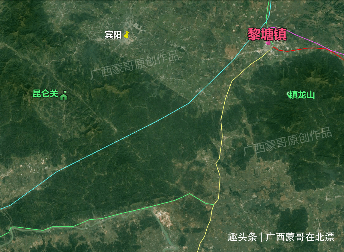 广西宾阳黎塘镇存在感不输地级市全凭这5条铁路