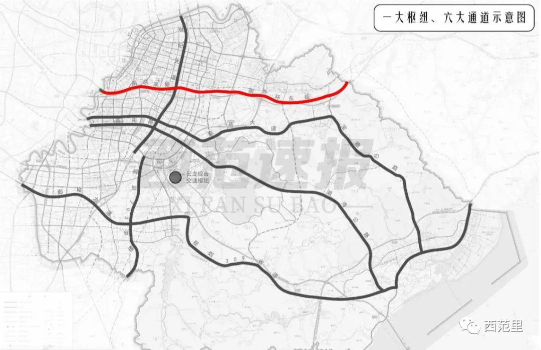 環城南路東延工程是寧波市快速路網的重要組成部分東至寶瞻公路