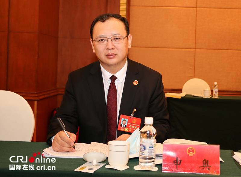 黑龙江省人大代表,宁安市委书记申奥说:"站在两个一百年的历史交汇