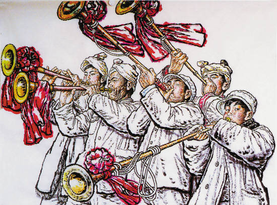 中国画坛对刘文西的评价是,他是当代中国画坛开宗立