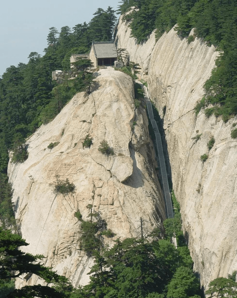 安得仙人九节杖拄到玉女洗头盘华山中峰