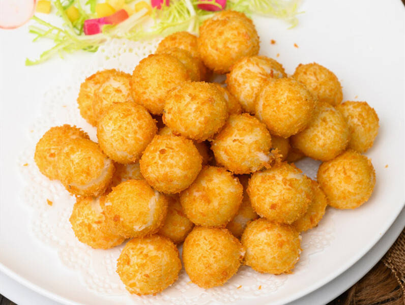 原创炸汤圆时最忌直接下锅多加这一步元宵外酥里糯不破皮真香