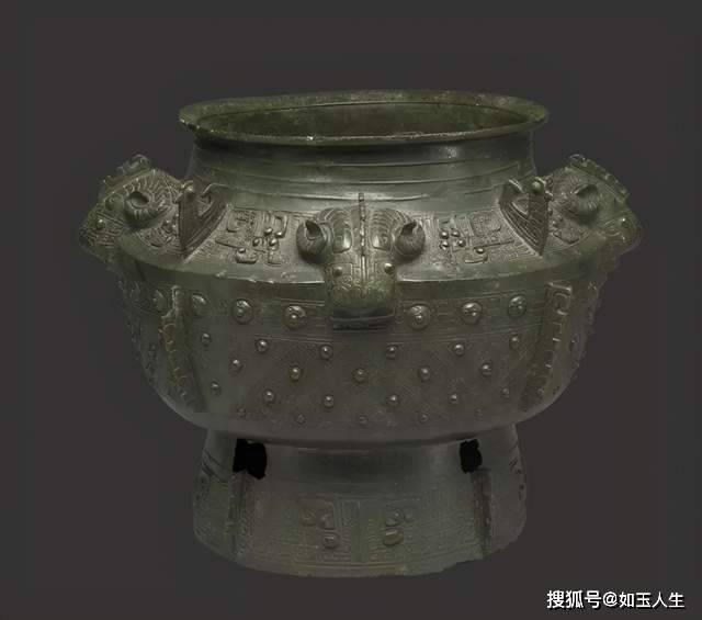 中国美術　漢 青銅製 雙環乳釘紋圓壺』置物 賞物 貴重物品 貴重物品 青銅製 雙環乳釘紋圓壺』置物 賞物 中国美術　漢