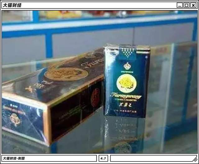 牙医周先生在长沙出差时,在一家四星酒店的大堂里买了一包软蓝芙蓉王