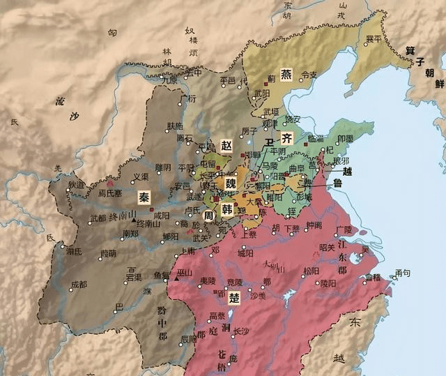 战国七雄人口_战国七雄地图(3)