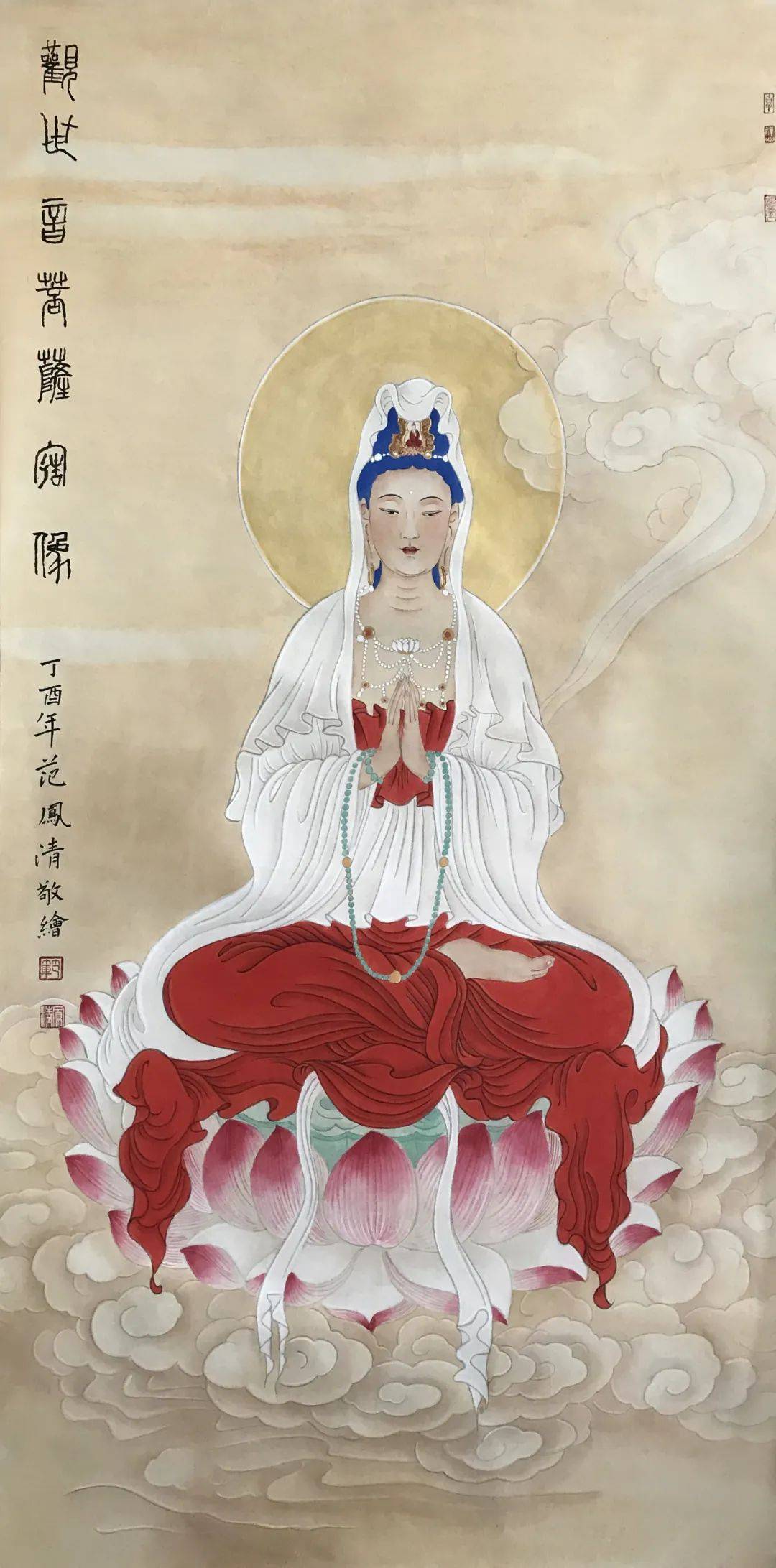 观音像二 138x69cm