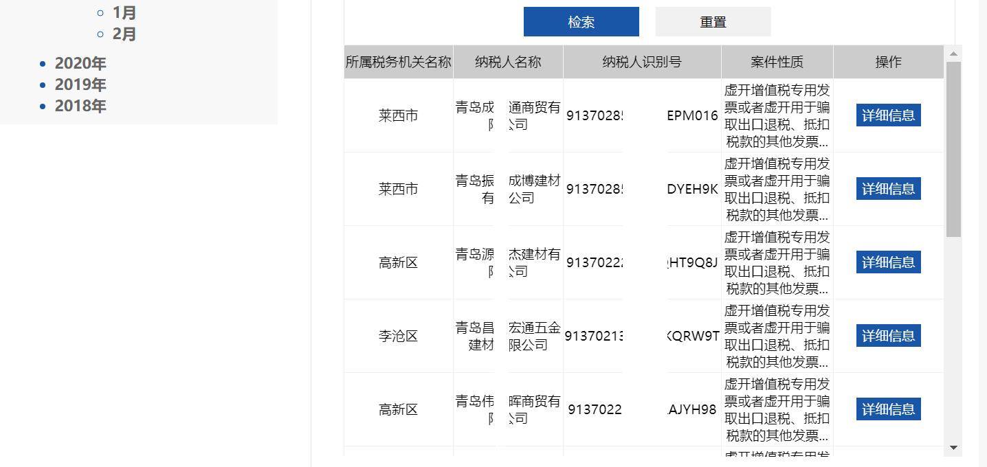 虚开增值税专用发票罪辩护 青岛22家公司被税务机关认定为虚开