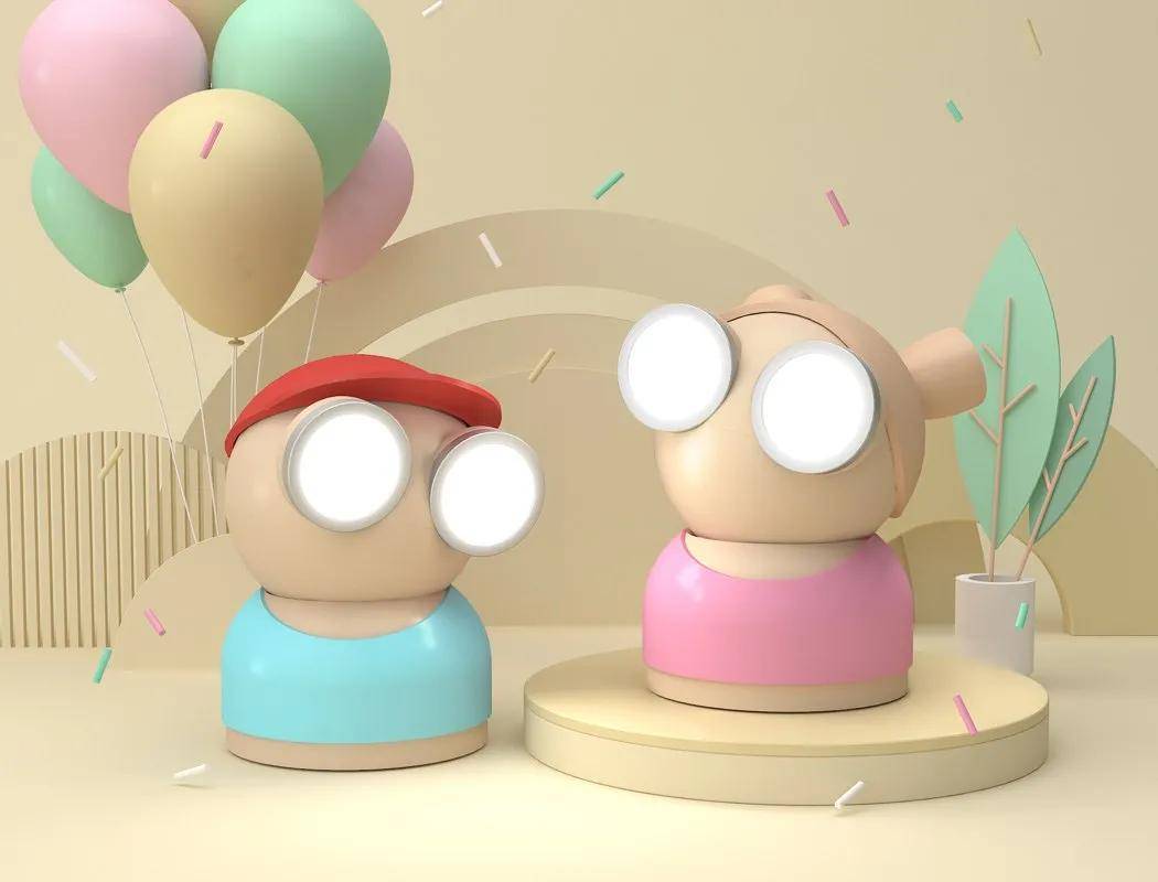 可定制拟人化台灯