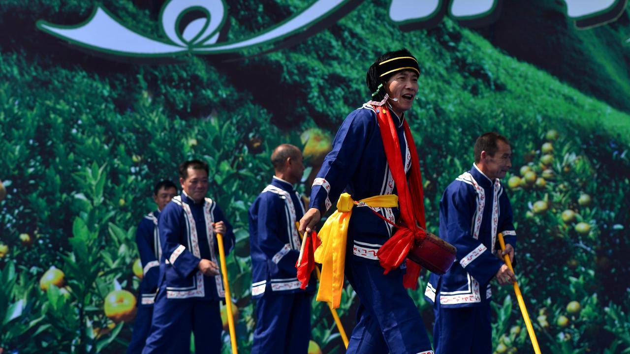 原创发现非遗之美川北薅草锣鼓