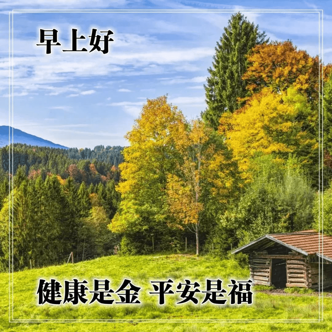 原创最美早上好问候语阳光句子清晨早安温馨问候语集锦