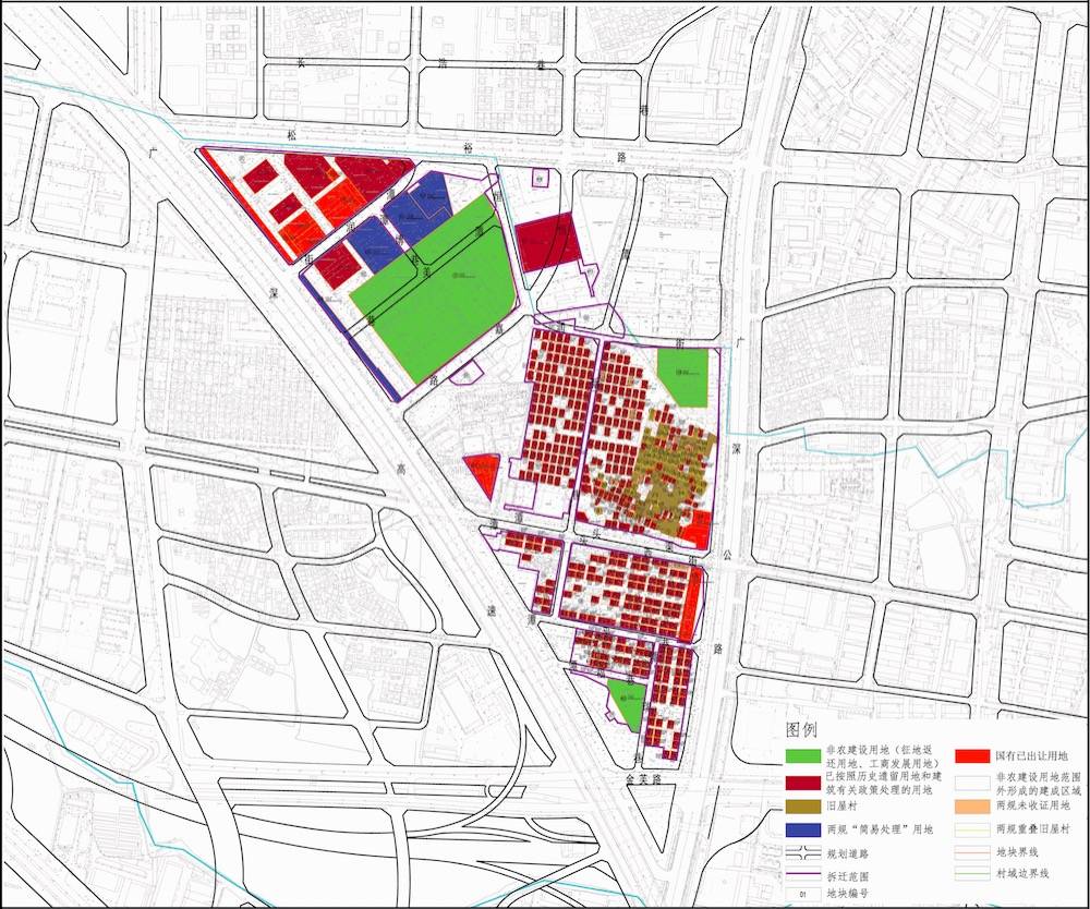 宝安区松岗街道gdp_深圳旧改地图 宝安区 松岗街道旧改