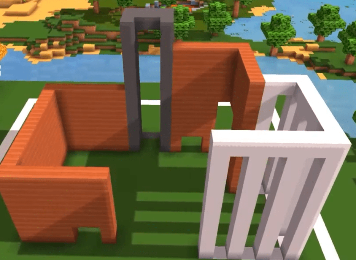 迷你世界:风格独特的迷你版高楼,看起来很有档次!_大房子