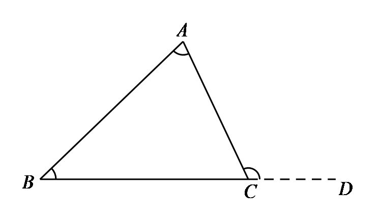 七下数学 三角形 内角和 外角 外角和定理 平行线