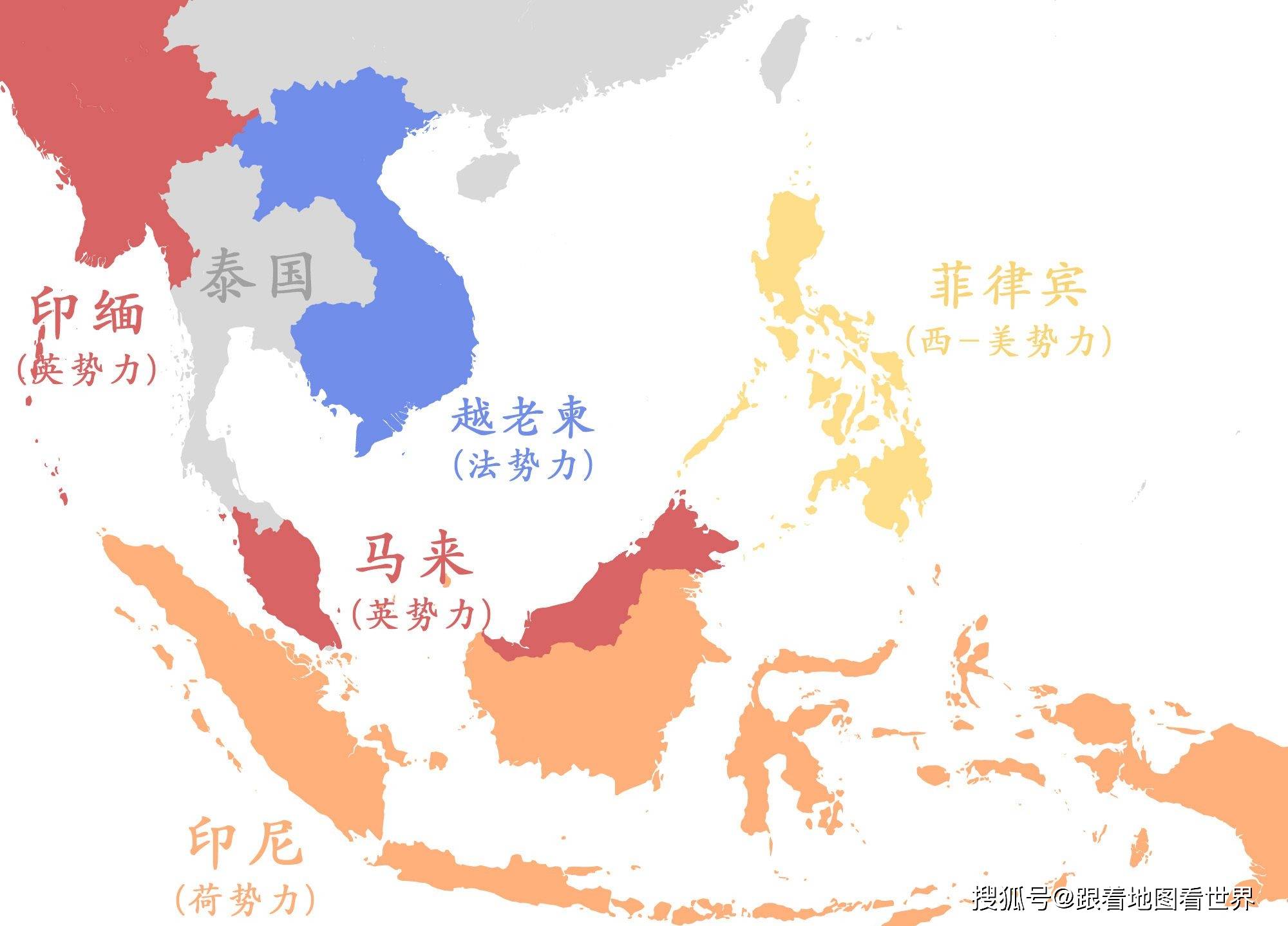 夹心饼干柬埔寨位处越南和泰国之间领土面积为何越来越小